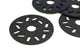 Sous-verres en feutre Donut 10 cm Lot de 4/6/8 Rose Noir Marron