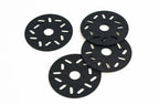 Sous-verres en feutre Donut 10 cm Lot de 4/6/8 Rose Noir Marron