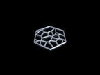 Dessous de verre hexagonal en PLA 10x8.8x0.4 cm - Accessoire de table moderne