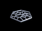 Dessous de verre hexagonal en PLA 10x8.8x0.4 cm - Accessoire de table moderne