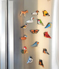Aimant pour réfrigérateur en bois Collection Animal | Décoration de cuisine rustique