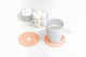 Sous-verres en feutre Donut 10 cm Lot de 4/6/8 Rose Noir Marron