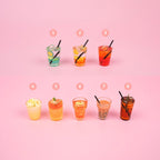 Aimant 3D Boisson Rafraîchissante - Café Glacé, Bubble Tea, Jus de Citron, Décoration de Cuisine