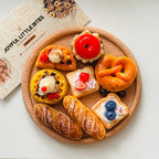 Aimants de boulangerie faits main : décorations de pâtisserie et pain pour réfrigérateur