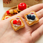 Aimants de boulangerie faits main : décorations de pâtisserie et pain pour réfrigérateur