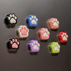 Lot de 4 Aimants Pattes de Chat/Chien – Décoration Magnétique pour Frigo ou Tableau, 2,5 cm, Plastique PLA