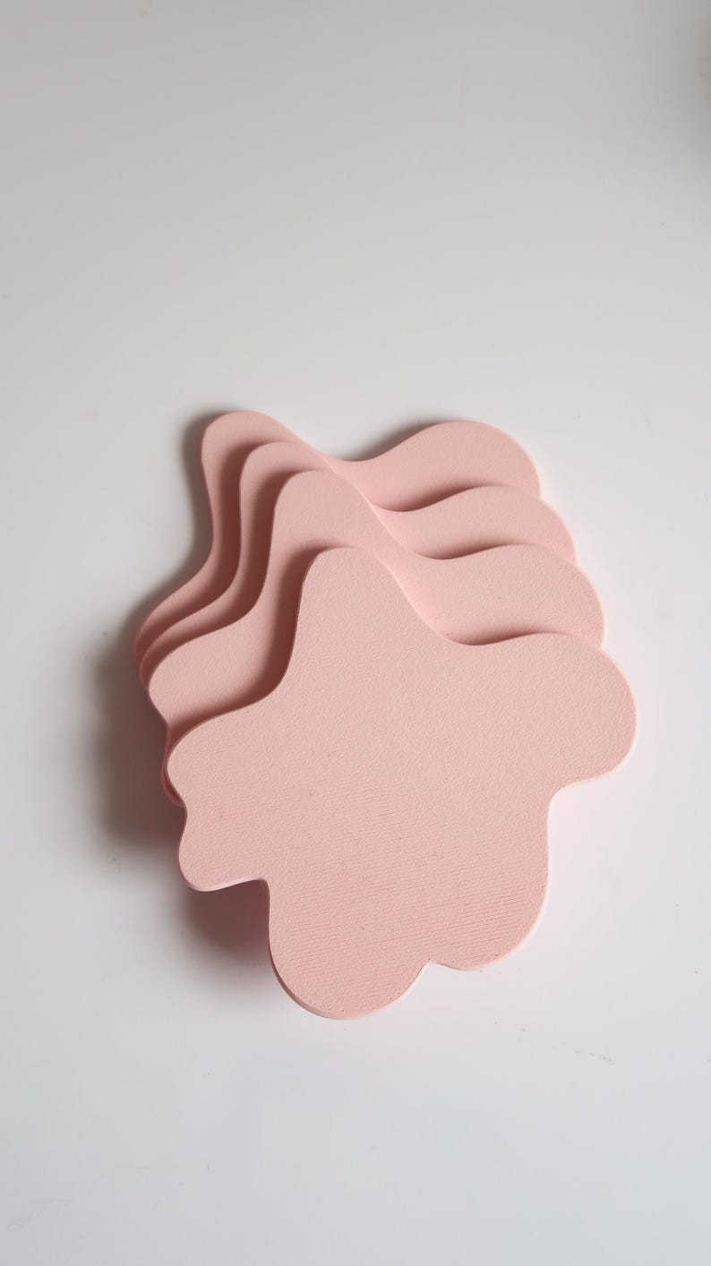 Lot de Dessous de Verre Eclaboussure – Impression 3D