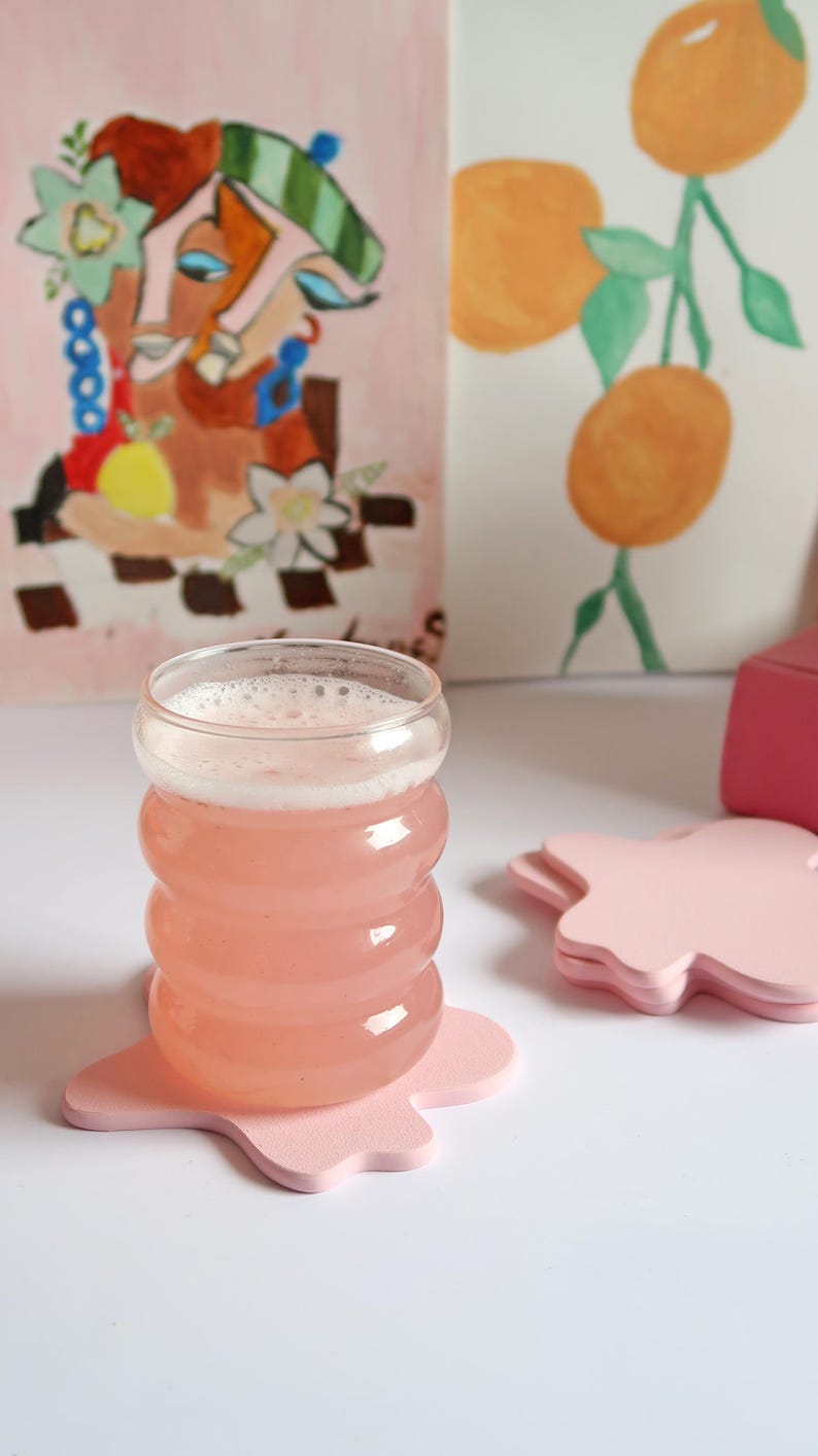 Lot de Dessous de Verre Eclaboussure – Impression 3D