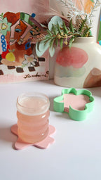 Lot de Dessous de Verre Eclaboussure – Impression 3D
