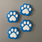 Lot de 4 Aimants Pattes de Chat/Chien – Décoration Magnétique pour Frigo ou Tableau, 2,5 cm, Plastique PLA