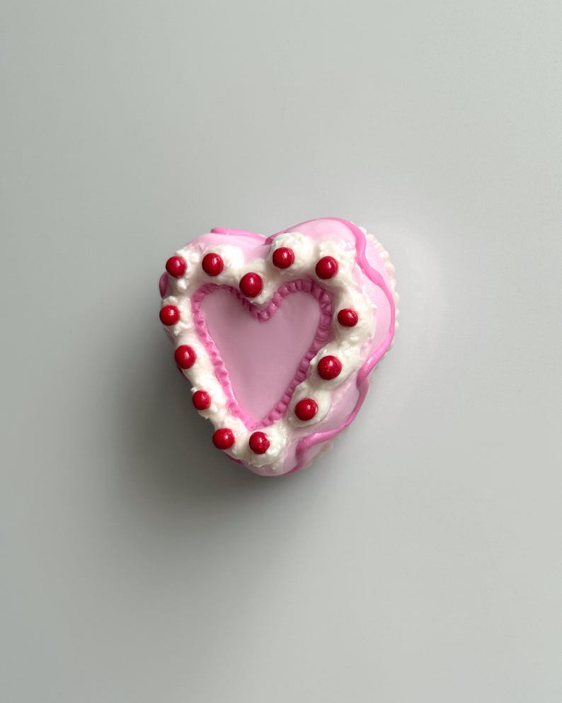 Magnets pour réfrigérateur en pâte polymère faits main | Gâteau décoratif | Cadeau unique