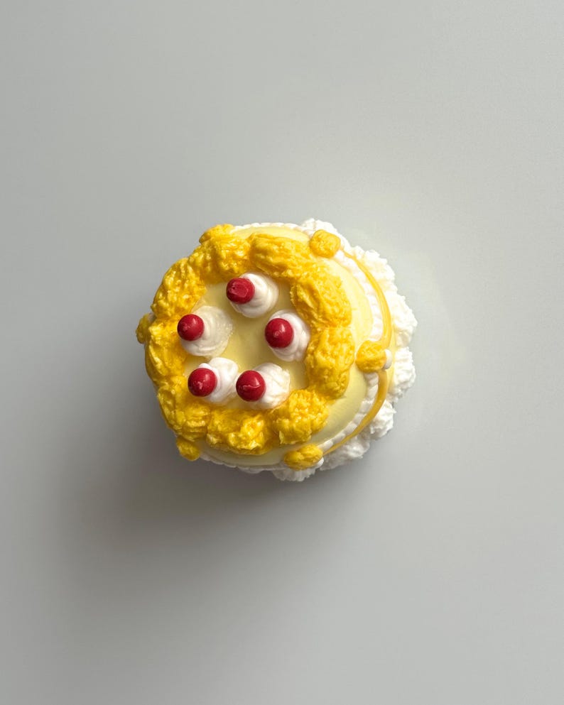 Magnets pour réfrigérateur en pâte polymère faits main | Gâteau décoratif | Cadeau unique