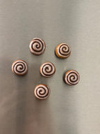 Lot de 3 aimants réfrigérateur en pâte polymère - Bretzel, brioche à la cannelle, grain de café