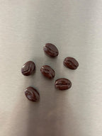Lot de 3 aimants réfrigérateur en pâte polymère - Bretzel, brioche à la cannelle, grain de café