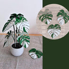 10 sous-verres Monstera, dix feuilles magnétiques, grand ensemble de sous-verres, sous-verres imprimés en 3D
