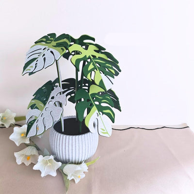 10 sous-verres Monstera, dix feuilles magnétiques, grand ensemble de sous-verres, sous-verres imprimés en 3D