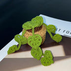 Aimant pour réfrigérateur plante au crochet, décoration fleur bohème cuisine