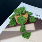 Aimant pour réfrigérateur plante au crochet, décoration fleur bohème cuisine