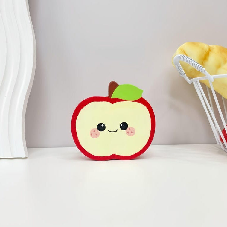 Aimant de réfrigérateur ouvre-bouteille en bois sculpté à la main 6 cm, ornement de bureau fruit cartoon, décoration intérieure