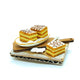 Magnet frigo miniature millefeuille, accessoire maison de poupée 1:12, pâtisserie française artisanale