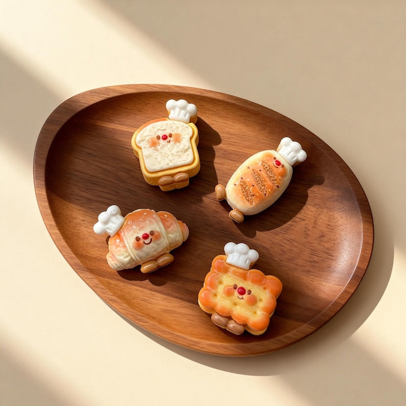 Ensemble d'aimants pour réfrigérateur, frites et hamburgers, résine synthétique, décoration de cuisine
