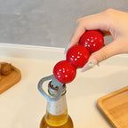 Aimant de réfrigérateur ouvre-bouteille fromage Tanghulu | Gadget de cuisine magnétique kawaii