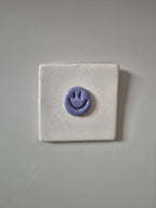 Aimant de réfrigérateur en céramique artisanale mini carreau 5x5 cm – Botte de cowboy, teckel, smiley ou cœur