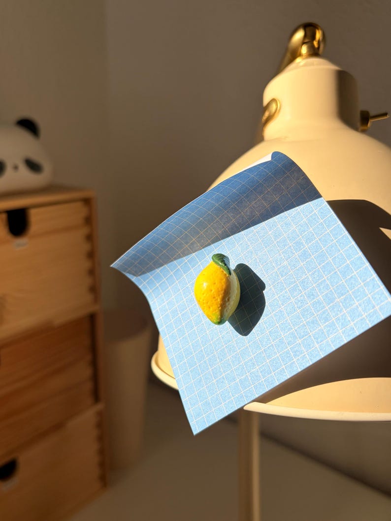 Mini aimants alimentaires en pâte polymère pour réfrigérateur - croissant, olive, myrtille