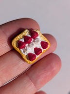 Aimant réfrigérateur toast, pâte polymère
