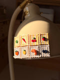 Aimant de réfrigérateur en pâte polymère, motif fruit ou légume, 2 x 2,5 cm, résine brillante
