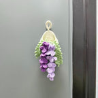 Plante suspendue au crochet avec aimant, décoration murale bohème, panier goutte d'eau, sans entretien, 18 cm