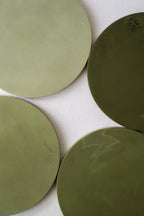 Ensemble de sous-verres dégradés ombrés avec support, ensemble de 4, design moderne