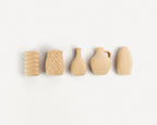 Lot de 5 Mini Vases Aimantés 3cm – Magnets Déco Frigo – Unis ou Bicolores