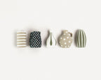 Lot de 5 Mini Vases Aimantés 3cm – Magnets Déco Frigo – Unis ou Bicolores