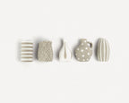 Lot de 5 Mini Vases Aimantés 3cm – Magnets Déco Frigo – Unis ou Bicolores