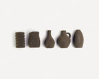 Lot de 5 Mini Vases Aimantés 3cm – Magnets Déco Frigo – Unis ou Bicolores