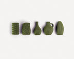 Lot de 5 Mini Vases Aimantés 3cm – Magnets Déco Frigo – Unis ou Bicolores