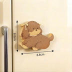 Ouvre-bouteille aimanté en bois animal - Décapsuleur magnétique pour réfrigérateur, décoration cuisine rustique