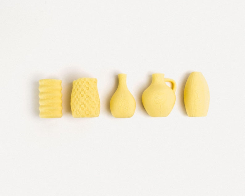 Lot de 5 Mini Vases Aimantés 3cm – Magnets Déco Frigo – Unis ou Bicolores