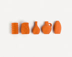Lot de 5 Mini Vases Aimantés 3cm – Magnets Déco Frigo – Unis ou Bicolores