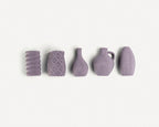 Lot de 5 Mini Vases Aimantés 3cm – Magnets Déco Frigo – Unis ou Bicolores