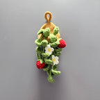 Plante suspendue au crochet avec aimant, décoration murale bohème, panier goutte d'eau, sans entretien, 18 cm
