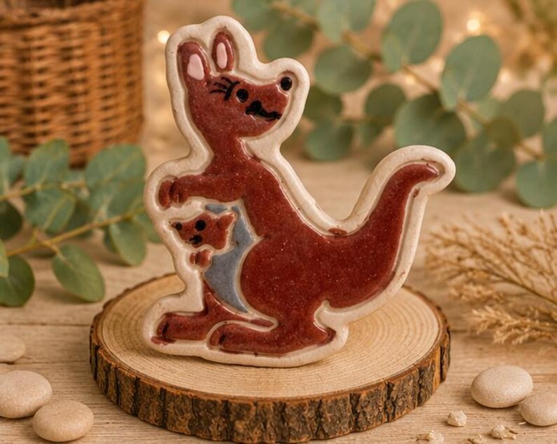Magnets Animaux Sauvages en Céramique – Aimants Décoratifs Colorés pour Réfrigérateur