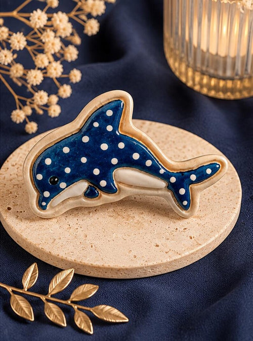 Aimant Céramique Animal Marin – Poulpe, Méduse ou Requin – Décoration Frigo