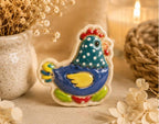 Poules, Coqs et Canards en Céramique - Magnets de Réfrigérateur