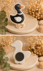Poules, Coqs et Canards en Céramique - Magnets de Réfrigérateur