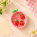 Lot de 7 aimants pour réfrigérateur fruits kawaii en céramique - Décoration pastel