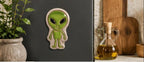 Magnets Espace en céramique artisanale – Astronaute, Fusée, OVNI, Planète, Lune, Satellite