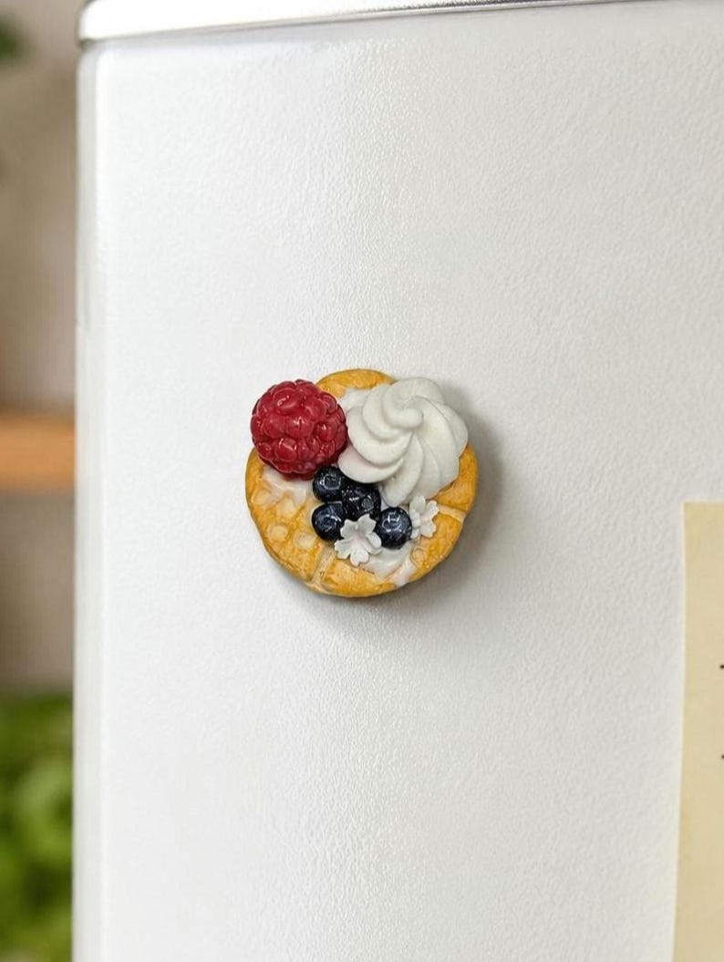 aimants de réfrigérateur en forme de gaufre