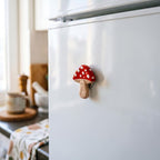 Aimants pour réfrigérateur en terre cuite – Pizza, Croissant, Décoration de cuisine
